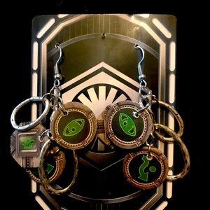 Star Wars inspired earrings.